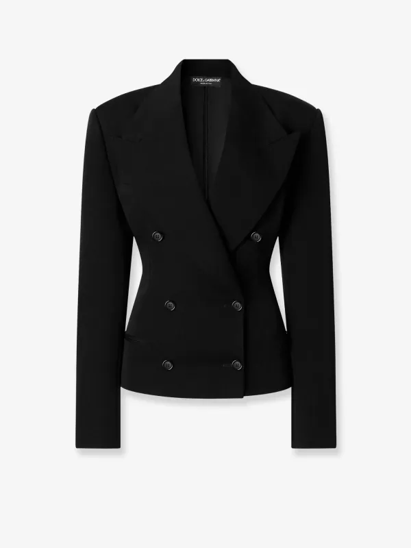Blazer Double-Breasted Virgin Wool made by Dolce & Gabanna