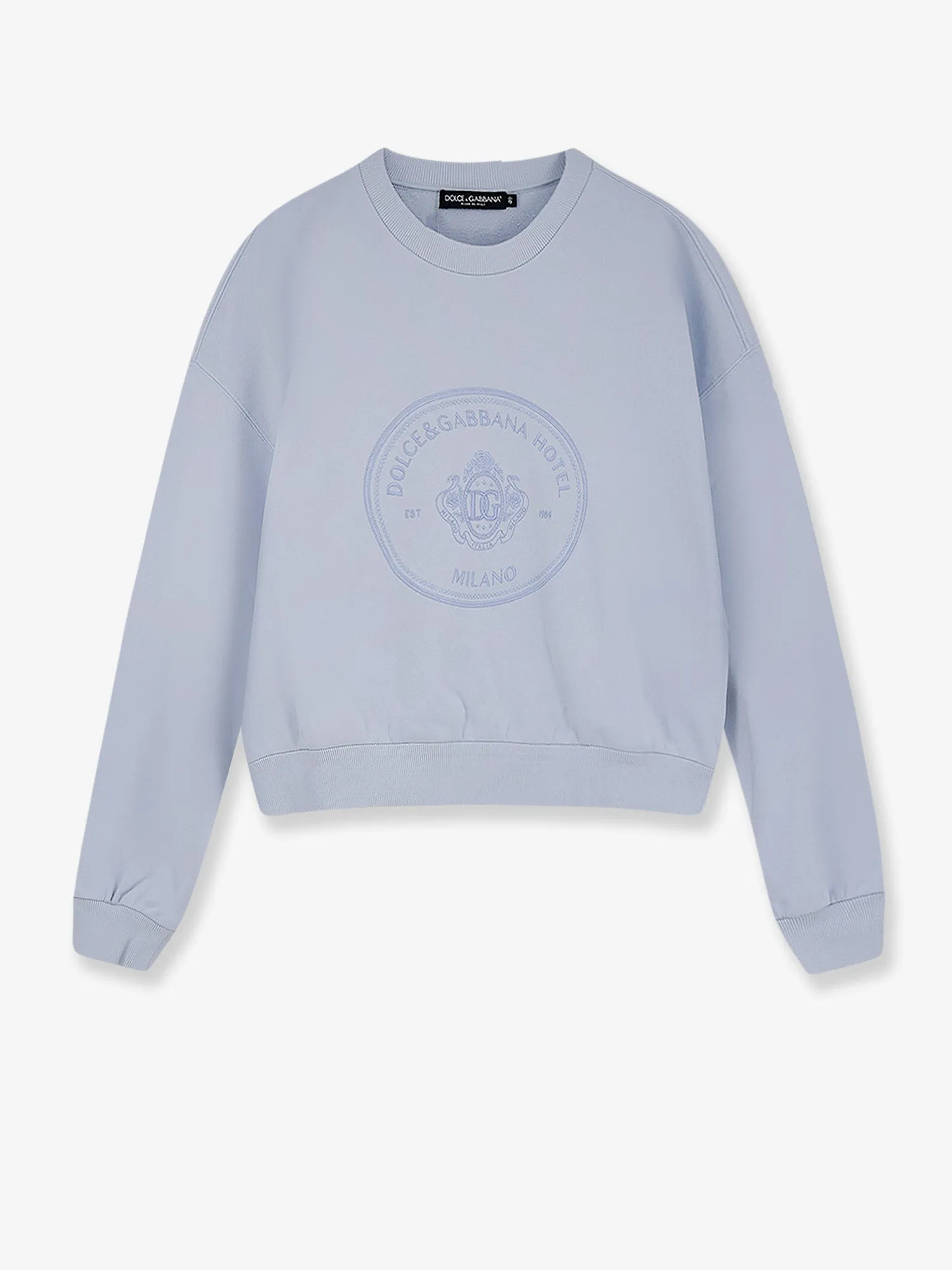 Cotton Sweatshirt with Logo Blue sold by Lord & Taylor
