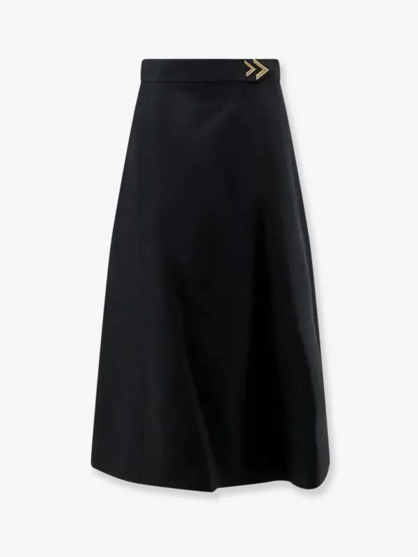 Skirt Crepe Couture Black made by Valentino