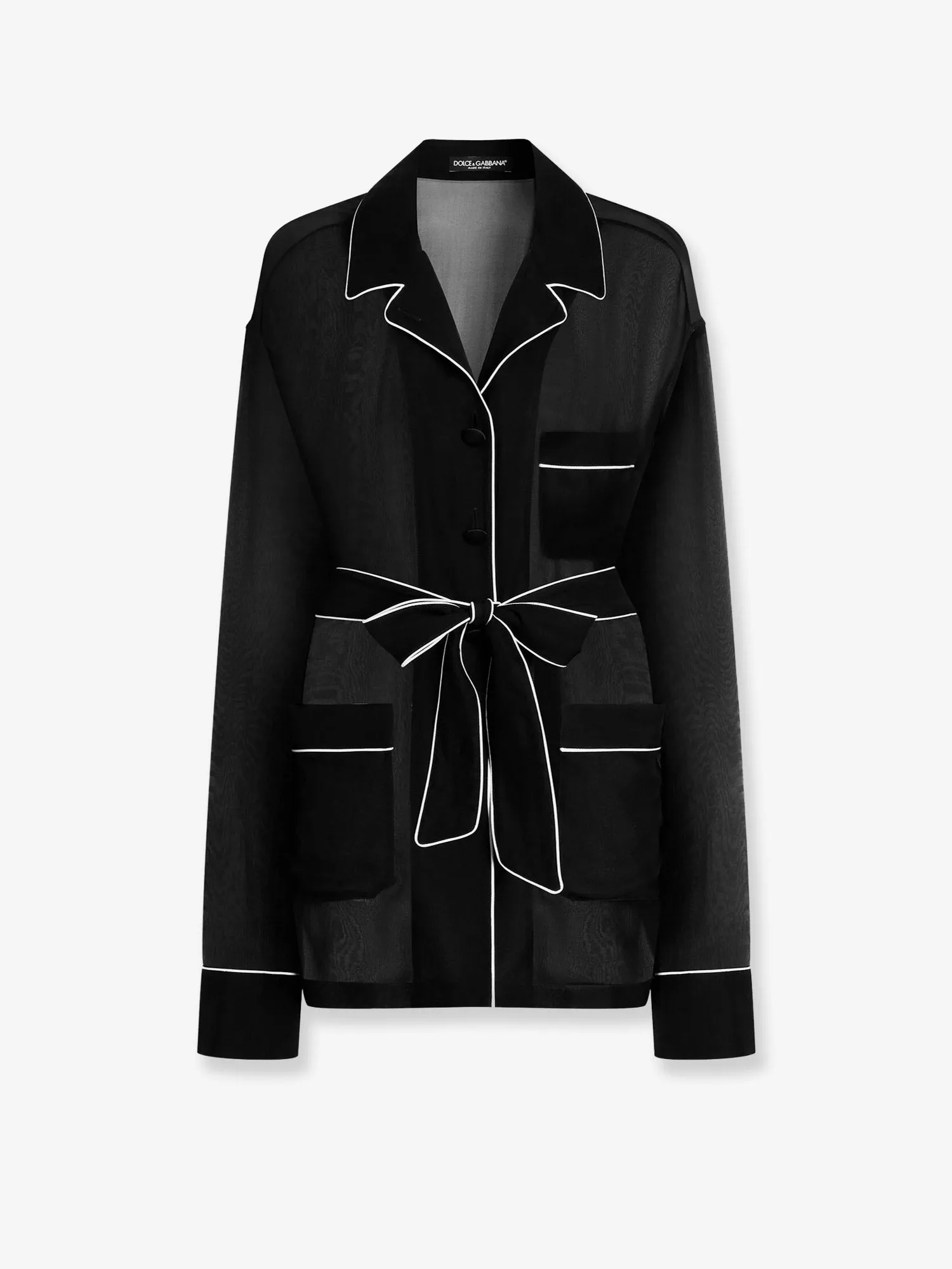 Silk Chiffon Shirt Vanity Black sold by Lord & Taylor