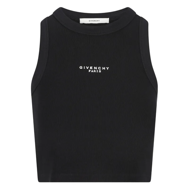 Top Ribbed Knit Black made by Givenchy
