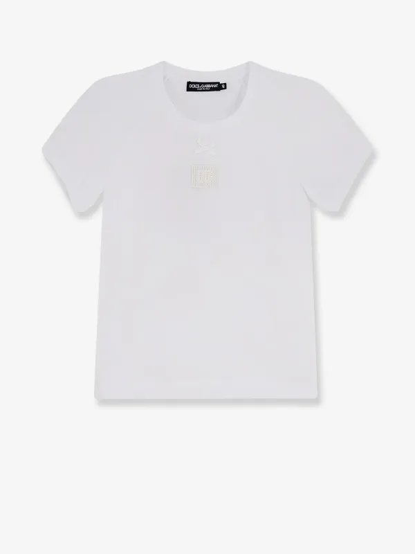 Cotton T-shirt White made by Dolce & Gabanna
