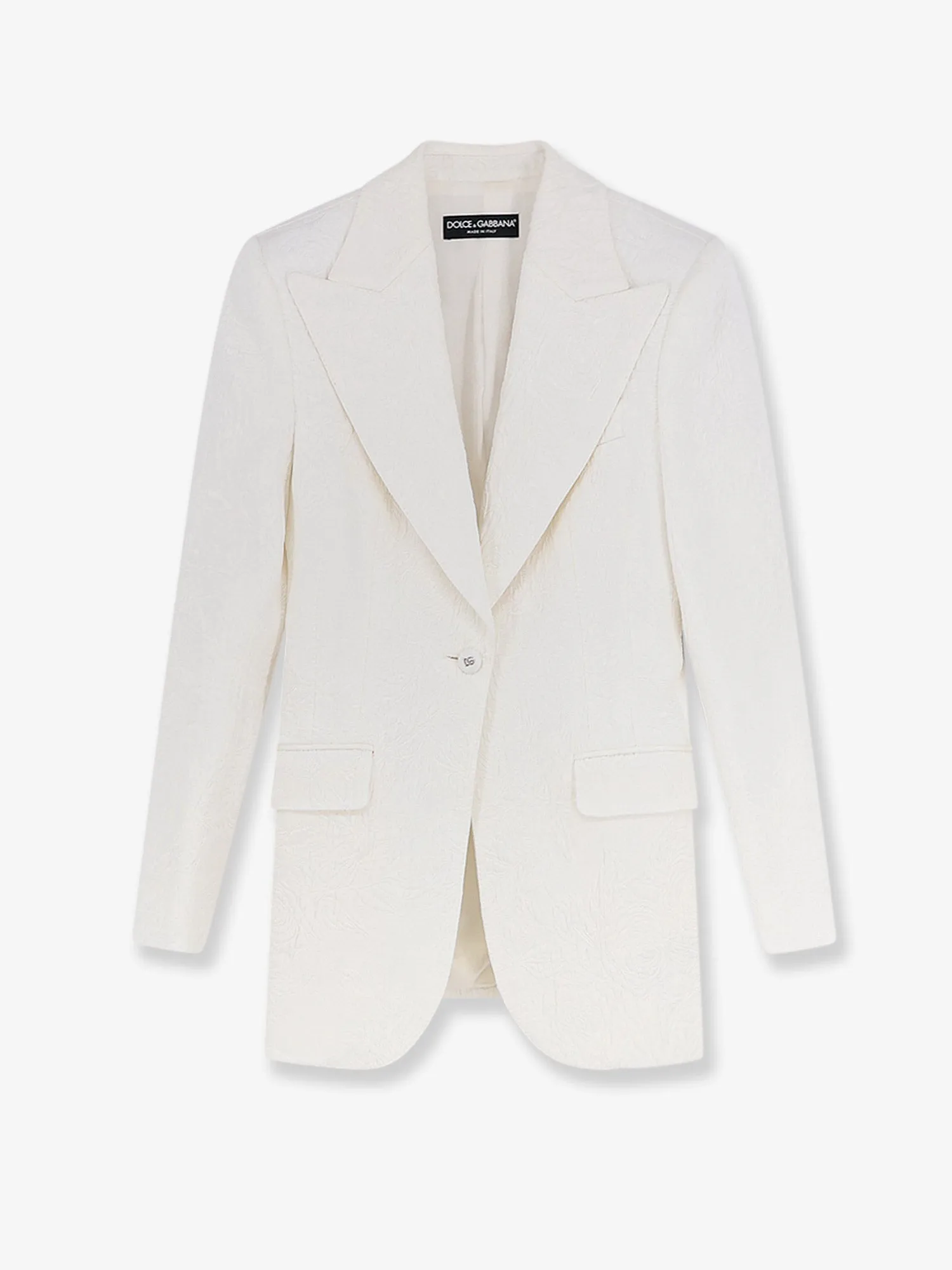 Blazer Turlington Brocade White sold by Lord & Taylor
