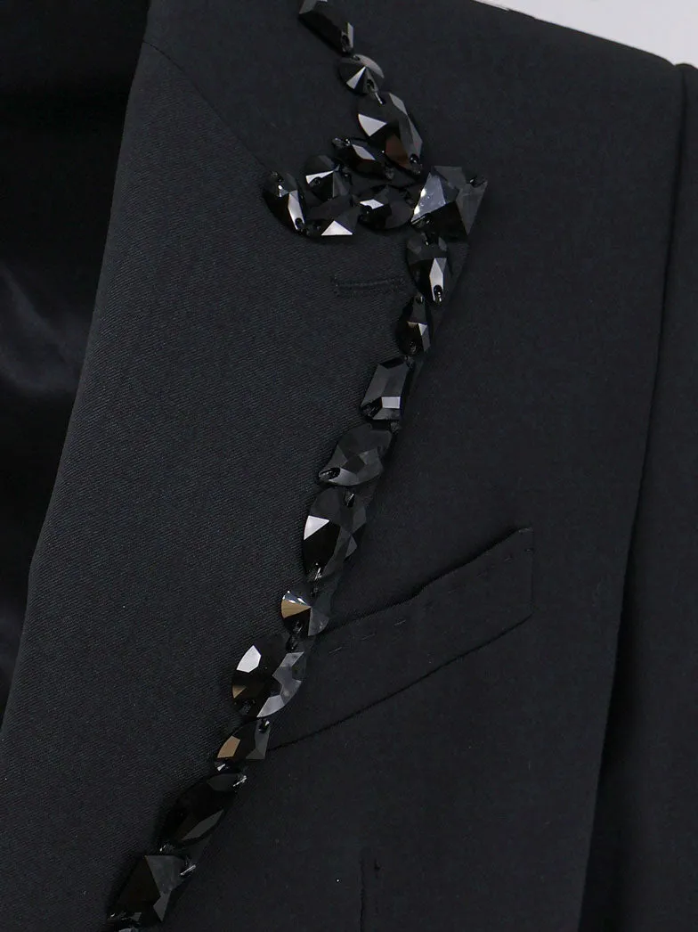 Blazer Sicilia Stretch Wool Black sold by Lord & Taylor product image thumbnail 3