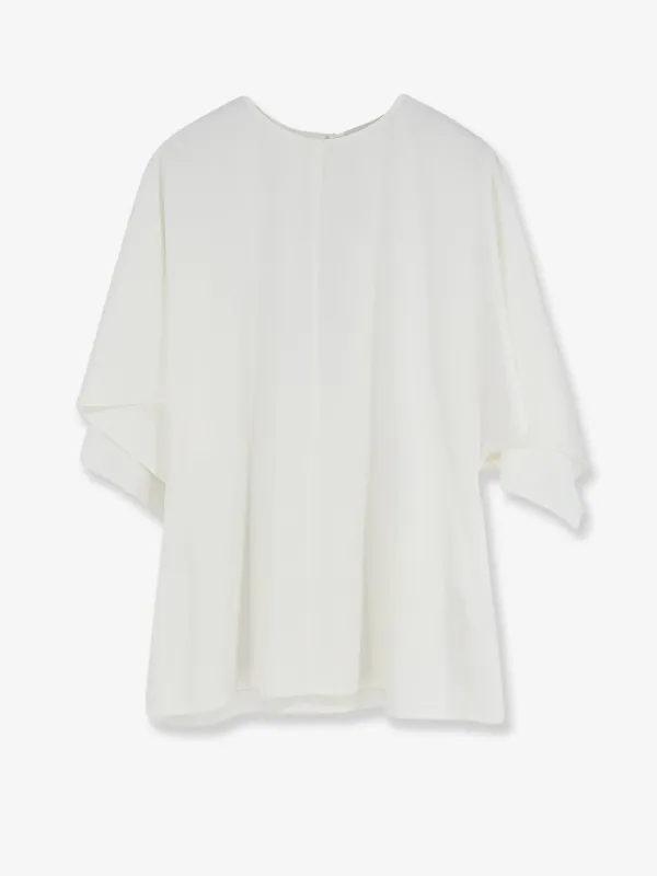 Satin Handkerchief Top White made by Stella McCartney