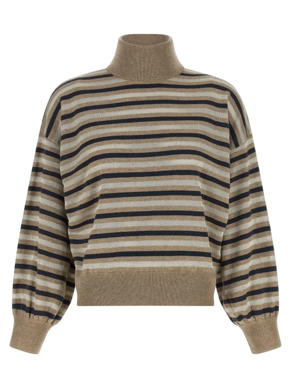 'Sparkling Stripes' Sweater made by Brunello Cucinelli