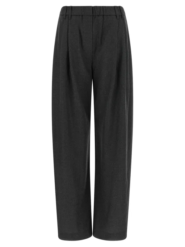 Double pinch pants made by Brunello Cucinelli