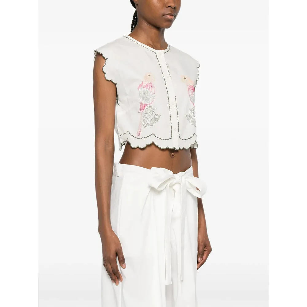 Top in Cotton — Neutrals sold by Lord & Taylor product image thumbnail 5
