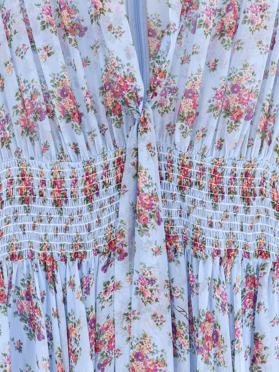 Long Chiffon Dress Blue sold by Lord & Taylor product image thumbnail 3