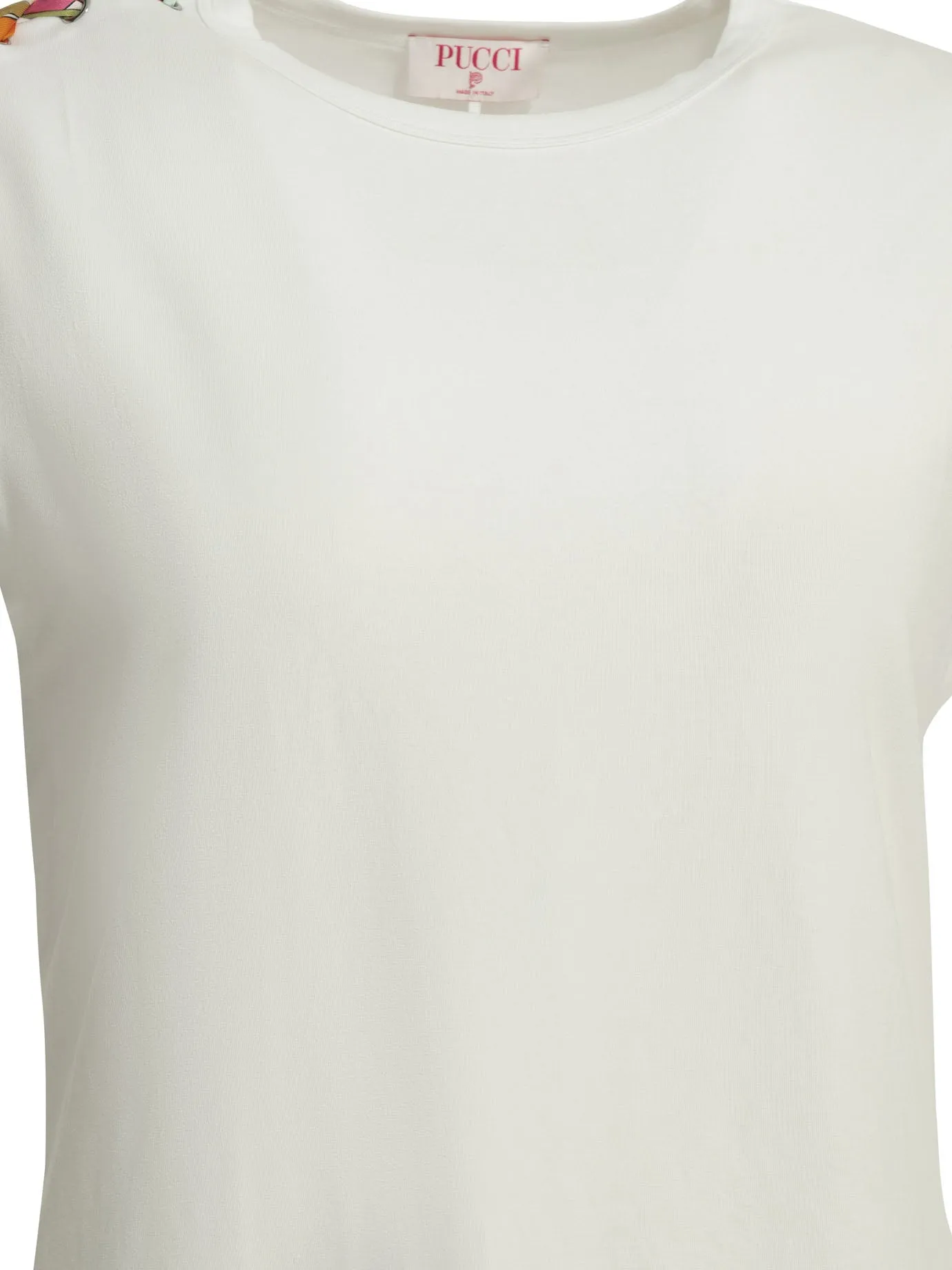 Crew-neck T-shirt with printed detail sold by Lord & Taylor product image thumbnail 3