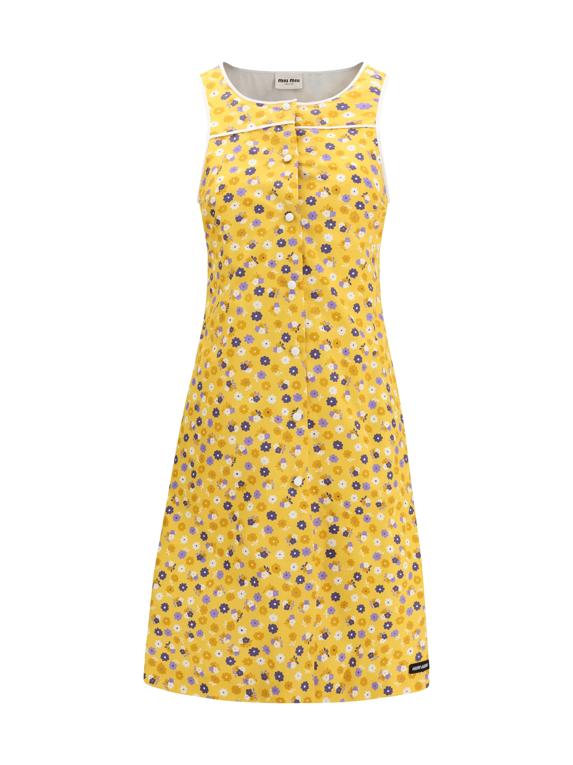 Midi Dress Yellow/Purple sold by Lord & Taylor