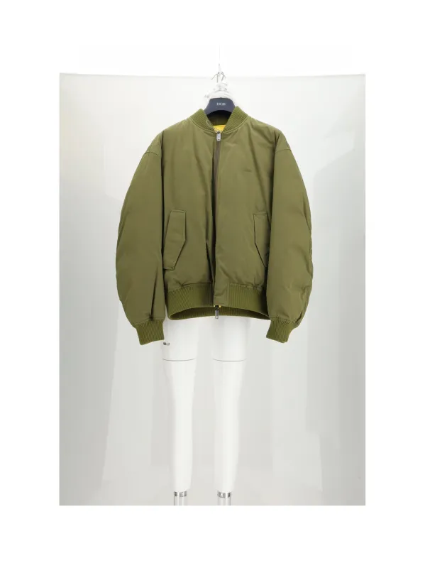 Bomber Jacket Reversible Green made by Dior