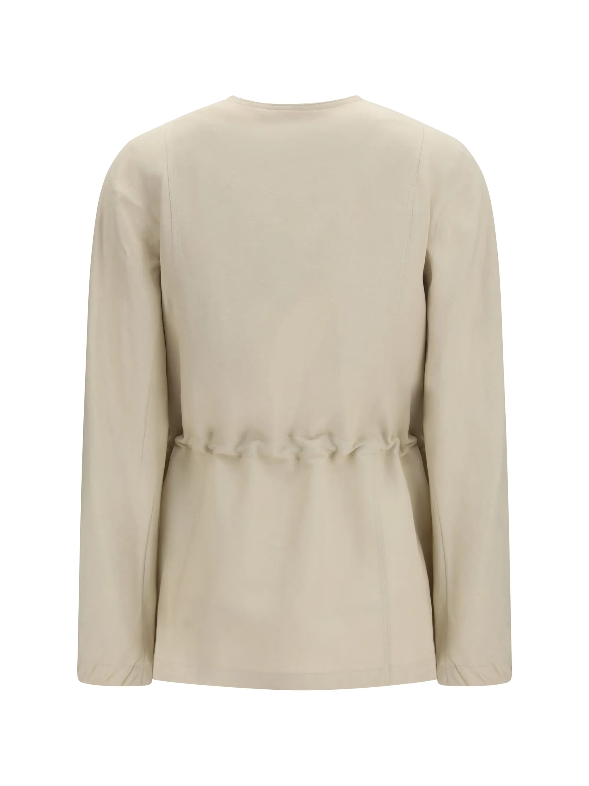 Jacket Carezza Linen-Silk Beige sold by Lord & Taylor product image thumbnail 2