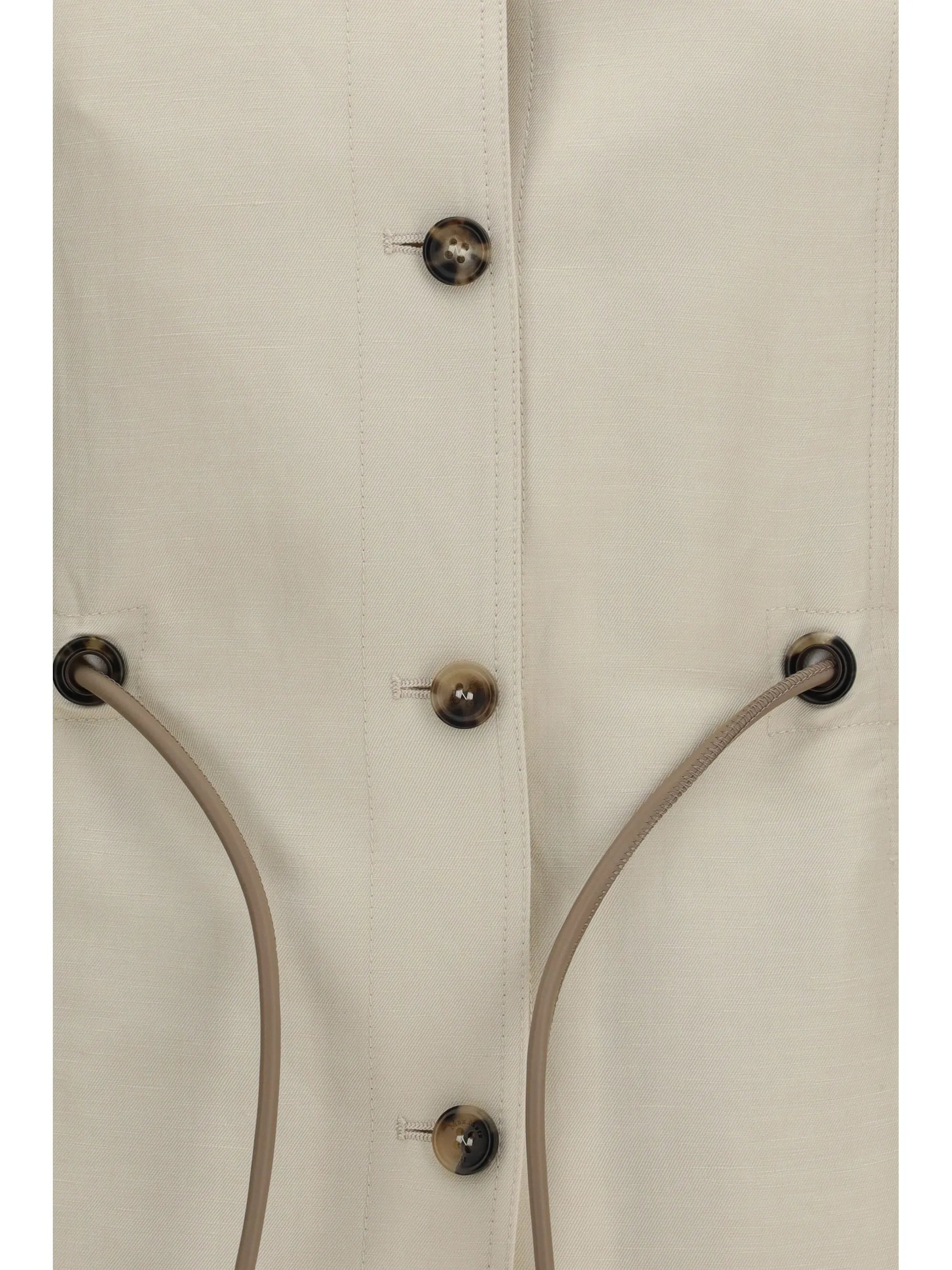 Jacket Carezza Linen-Silk Beige sold by Lord & Taylor product image thumbnail 3