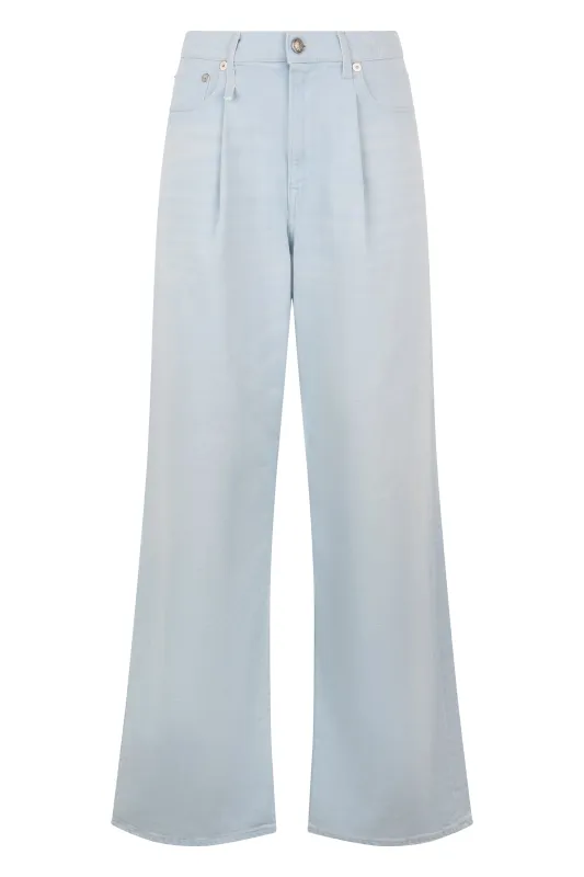 Loose-Fit Cotton Jeans Light Blue made by R13