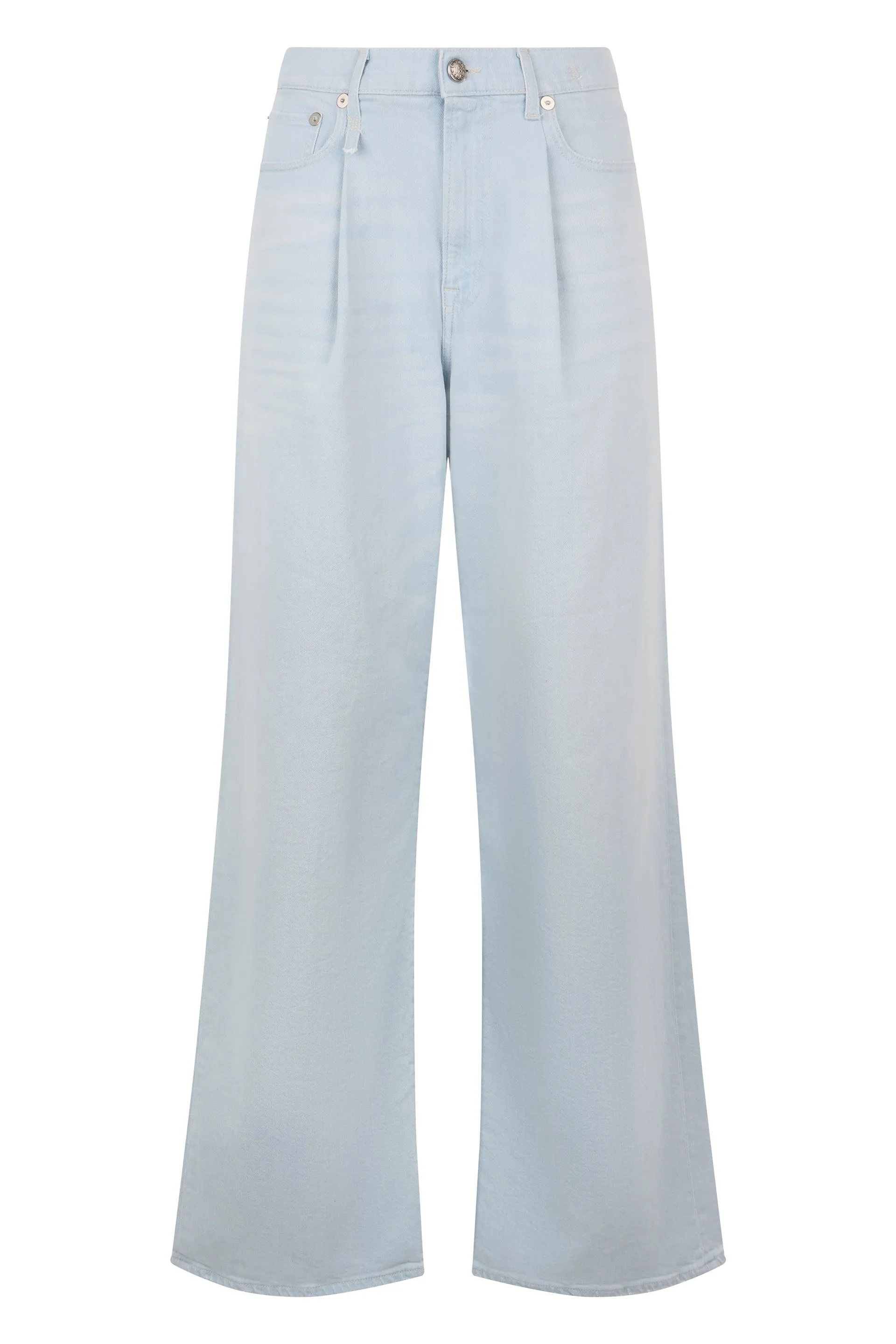 Loose-Fit Cotton Jeans Light Blue sold by Lord & Taylor