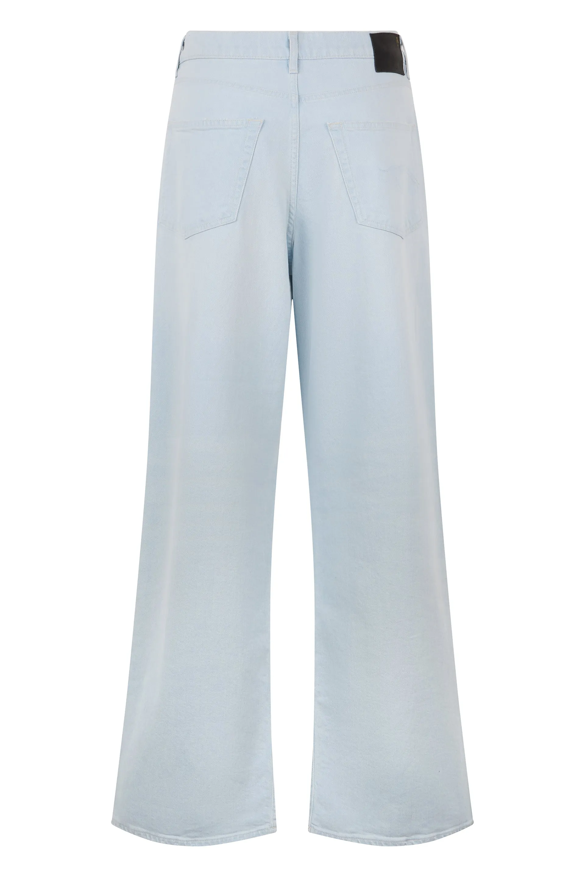 Loose-Fit Cotton Jeans Light Blue sold by Lord & Taylor product image thumbnail 2