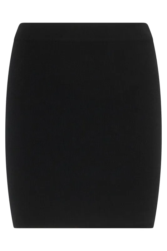 Mini Skirt Wool Black made by Alexander Wang