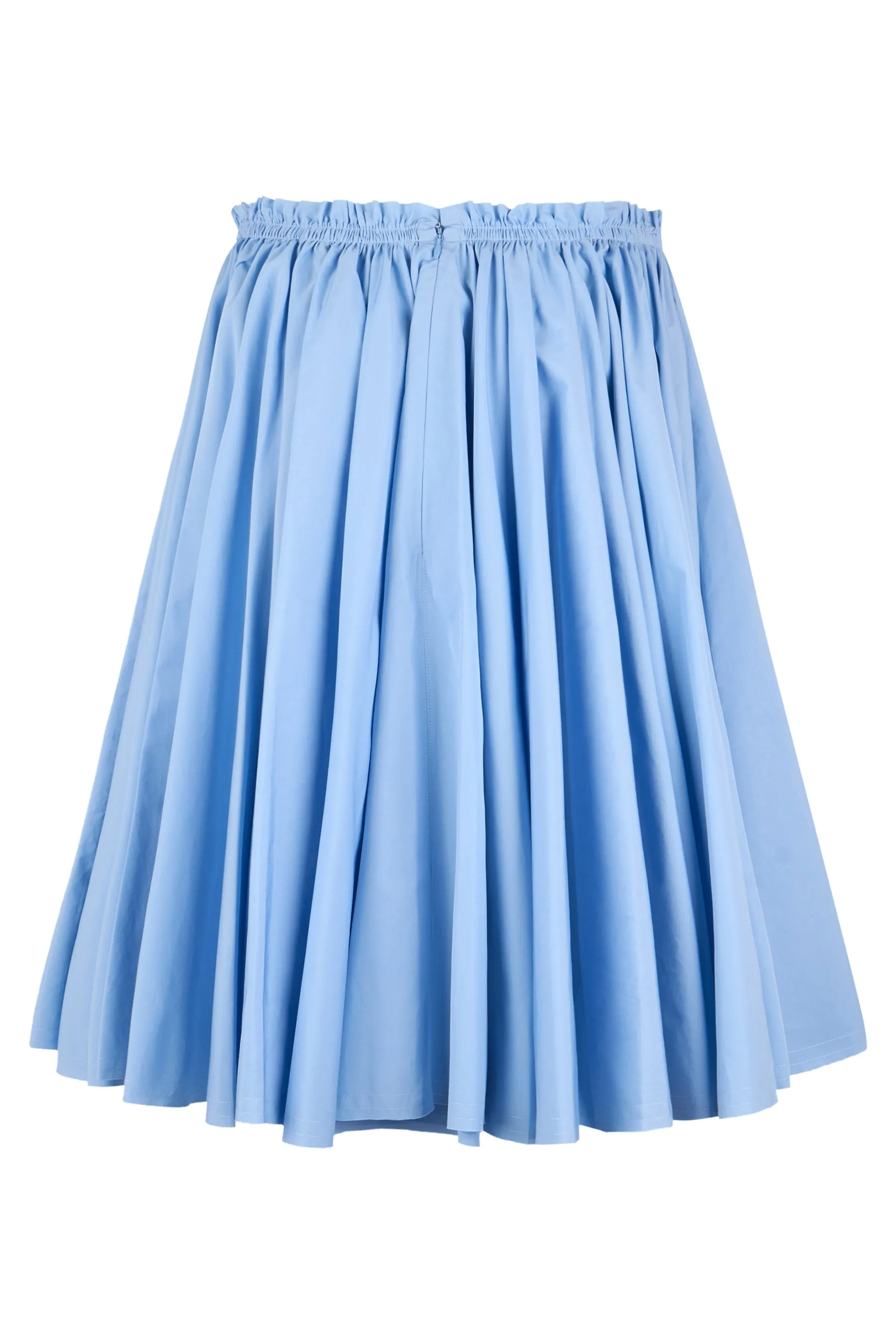 Pleated Cotton Skirt Light Blue sold by Lord & Taylor product image thumbnail 2