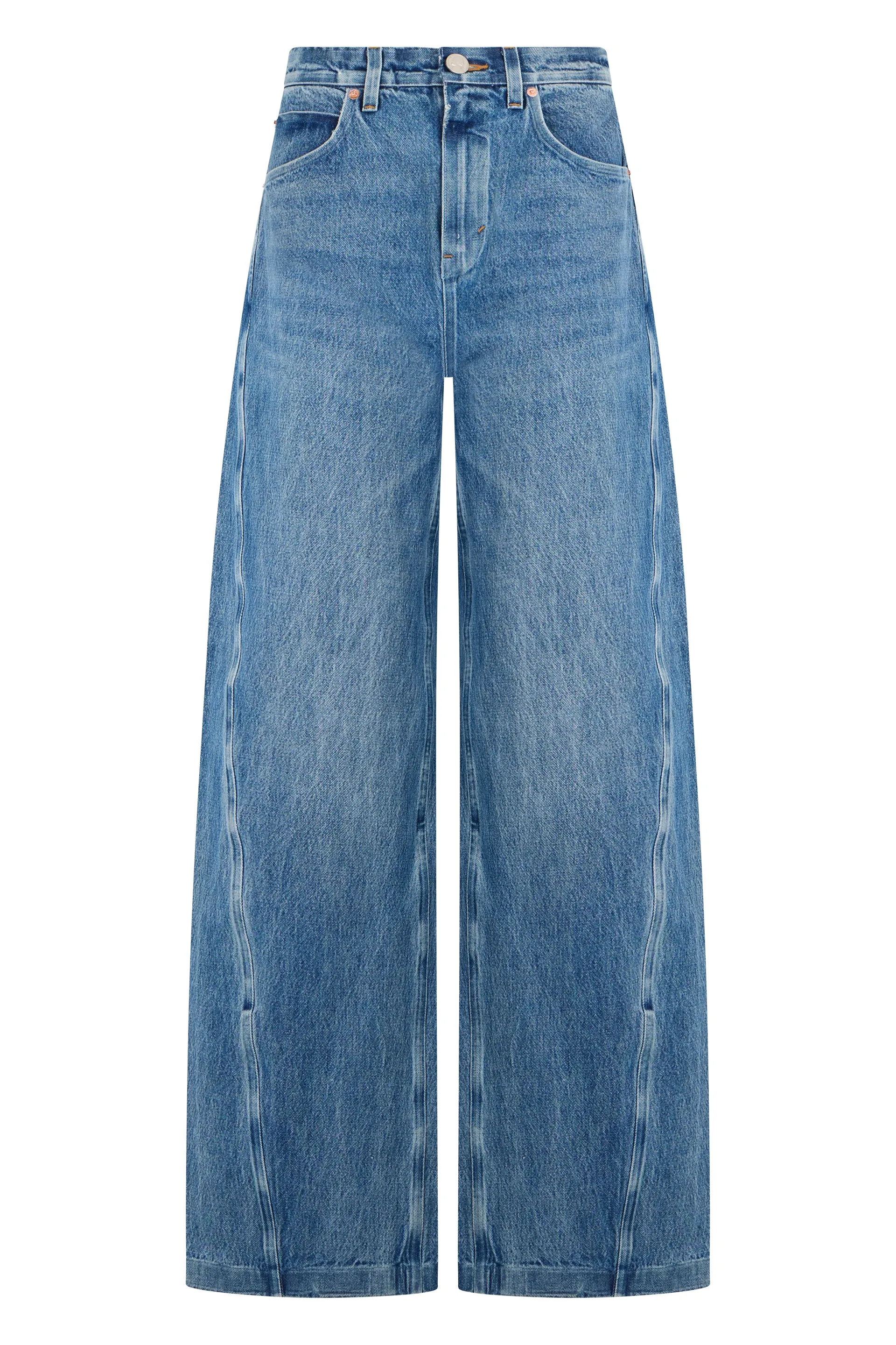 Wide-Leg Jeans Light Blue sold by Lord & Taylor