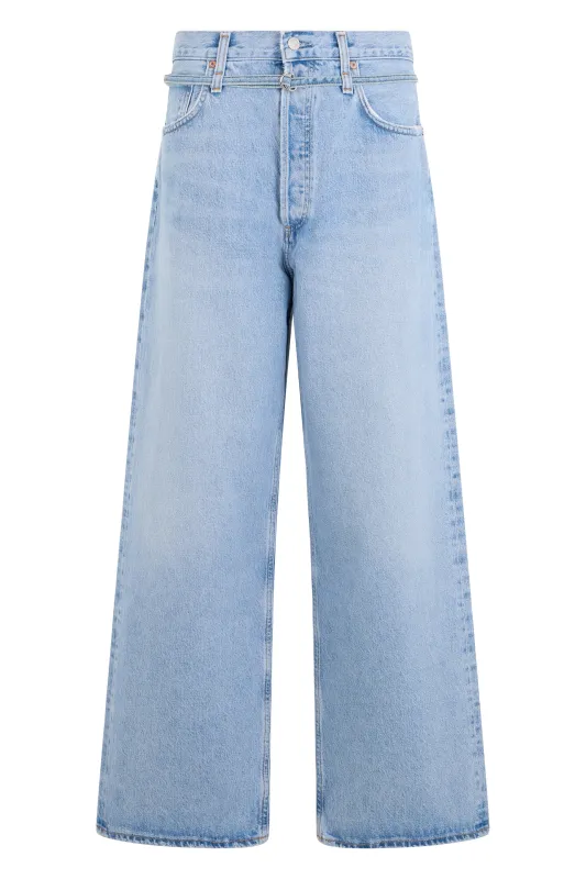 Wide-Leg Jeans Light Blue made by Agolde