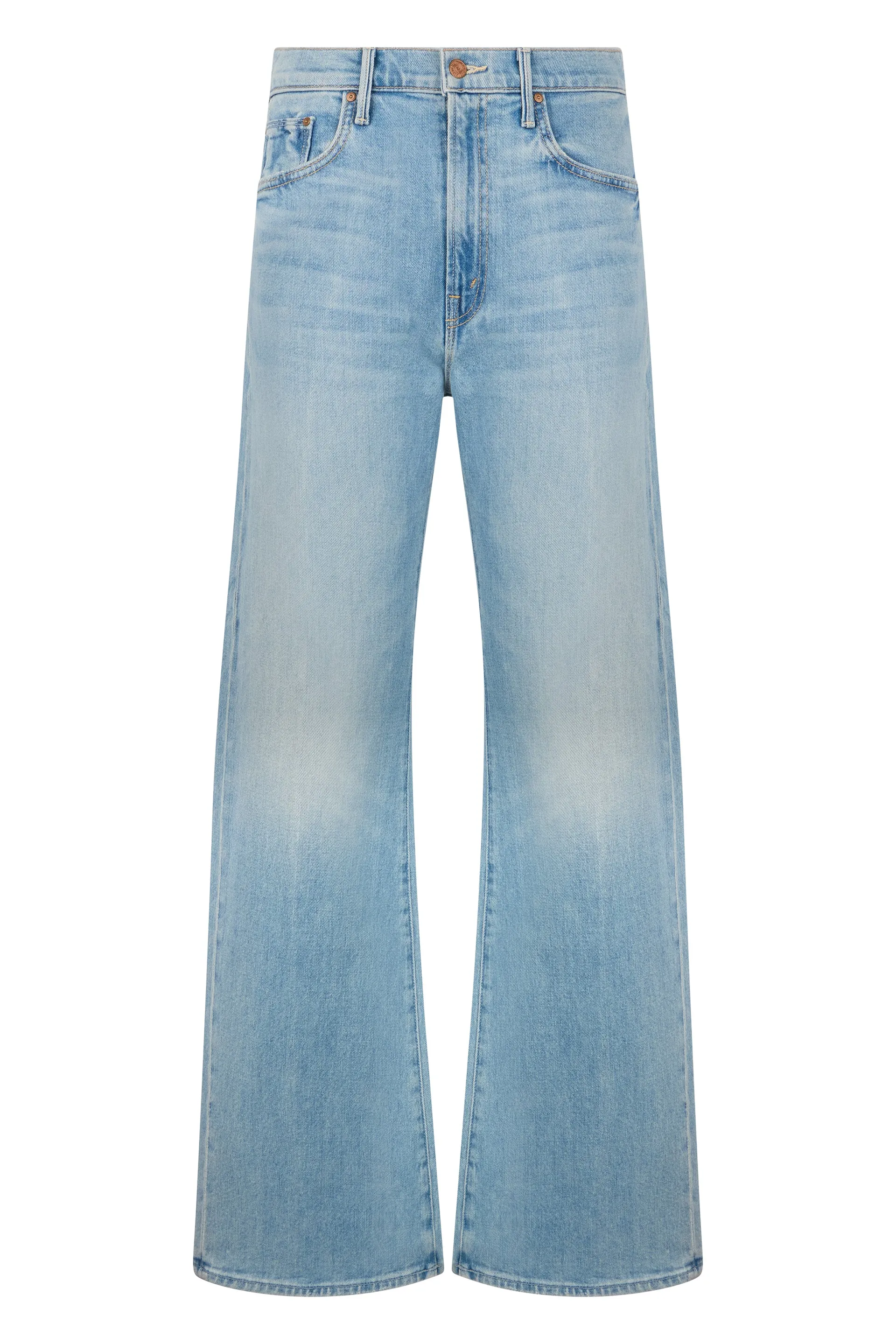 Wide-Leg Jeans Light Blue sold by Lord & Taylor
