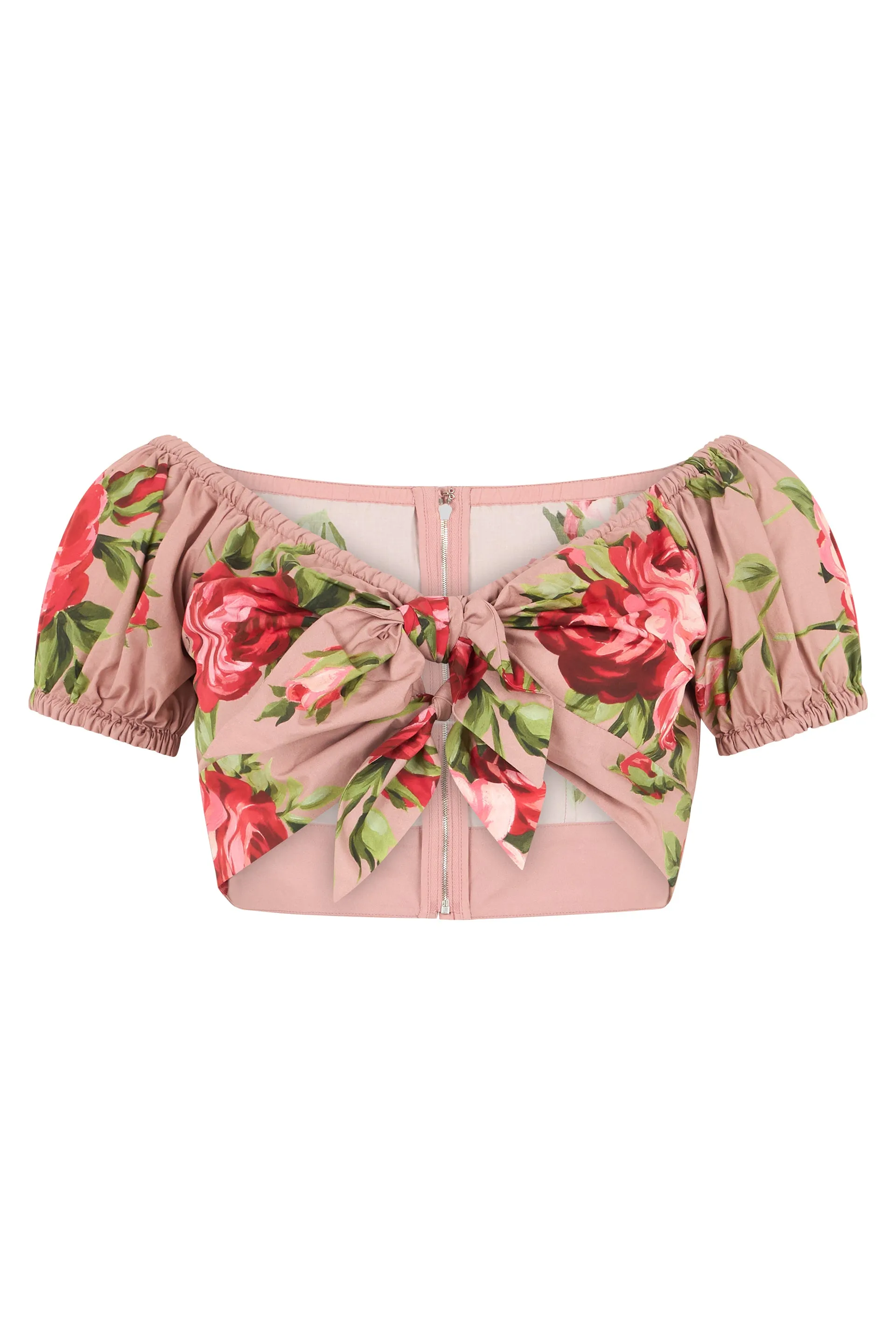 Crop Top Cotton Pink sold by Lord & Taylor