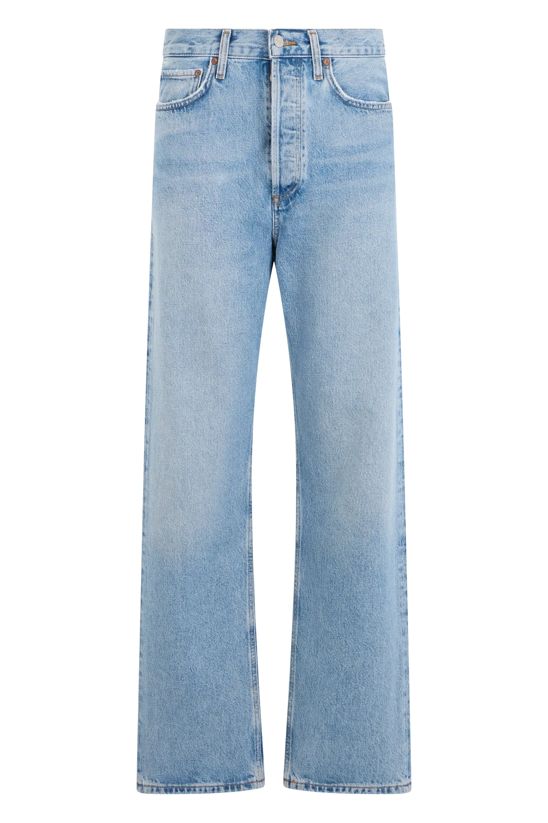 Jeans Straight-Leg Light Blue Cotton sold by Lord & Taylor