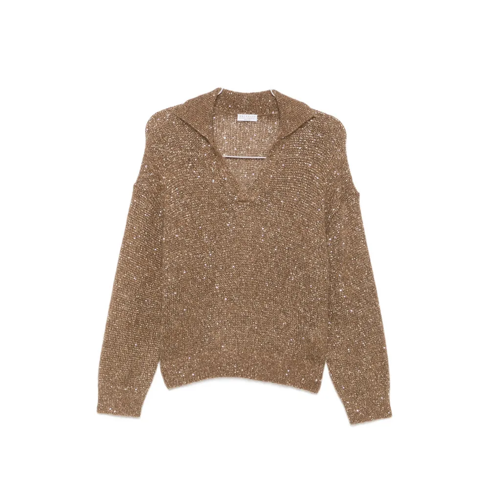 Sweater Brown Mohair-Alpaca sold by Lord & Taylor