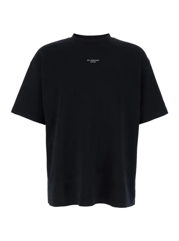 T-Shirt Slogan Classique Black made by Drôle de Monsieur