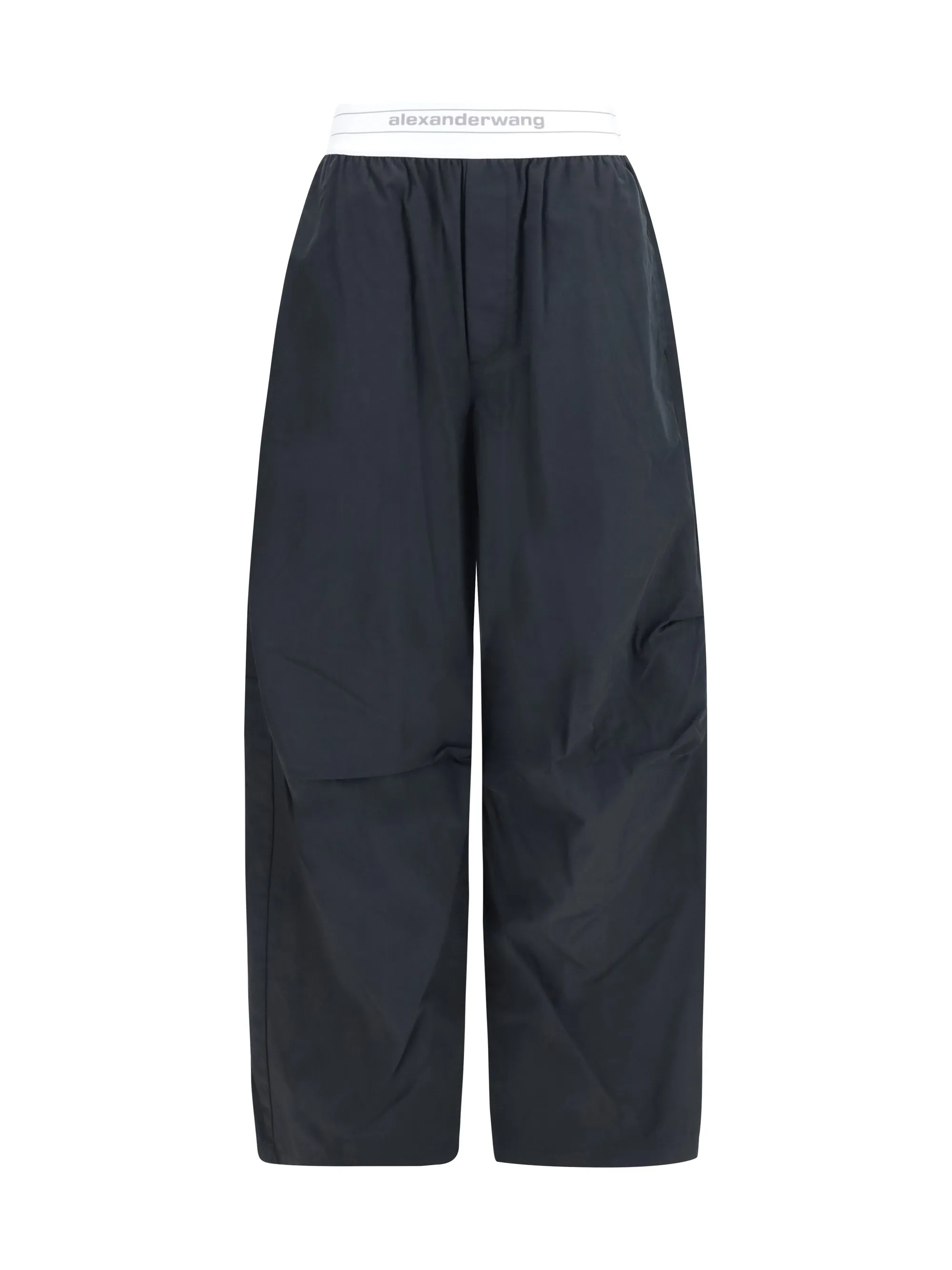 Pants Cotton-Blend Wide-Leg Black sold by Lord & Taylor