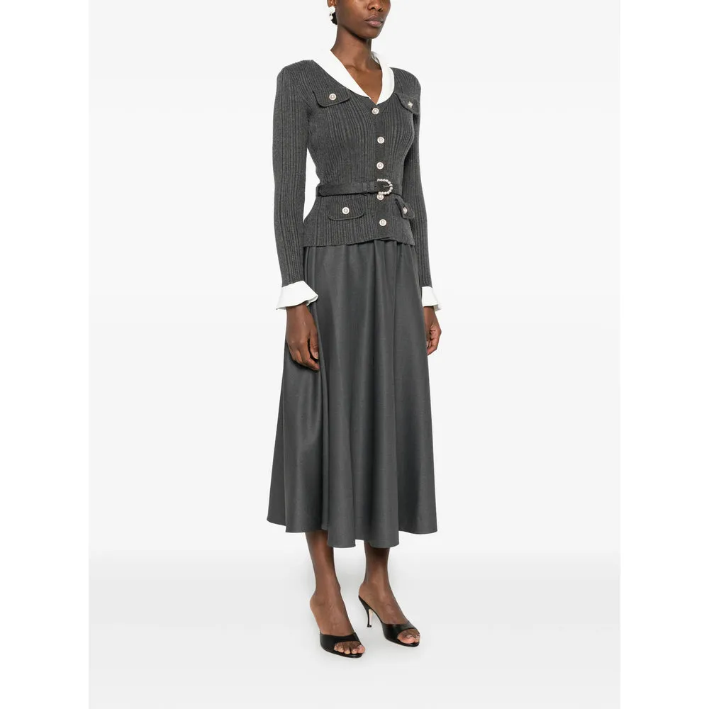 Dress Ribbed-Knit Grey sold by Lord & Taylor product image thumbnail 4