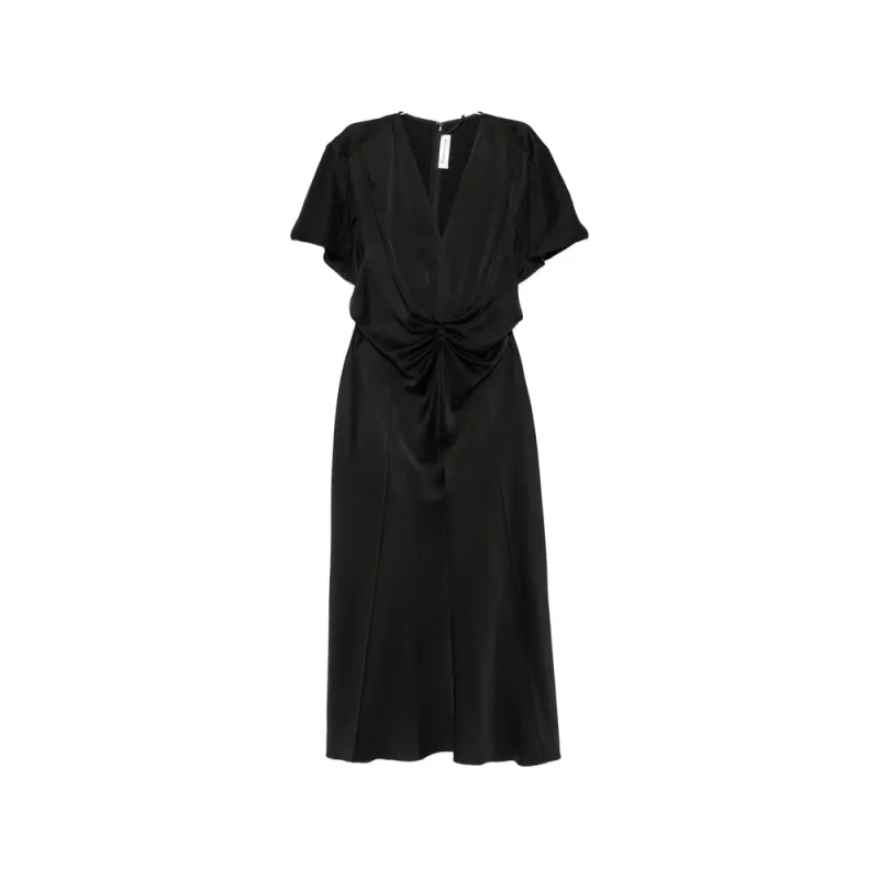 Dress Satin Black made by Victoria Beckham