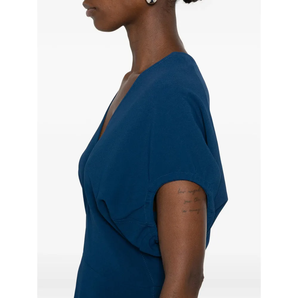 Dress V-neck Short-Sleeve Blue sold by Lord & Taylor product image thumbnail 3