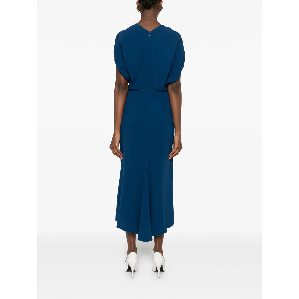 Dress V-neck Short-Sleeve Blue sold by Lord & Taylor product image thumbnail 4