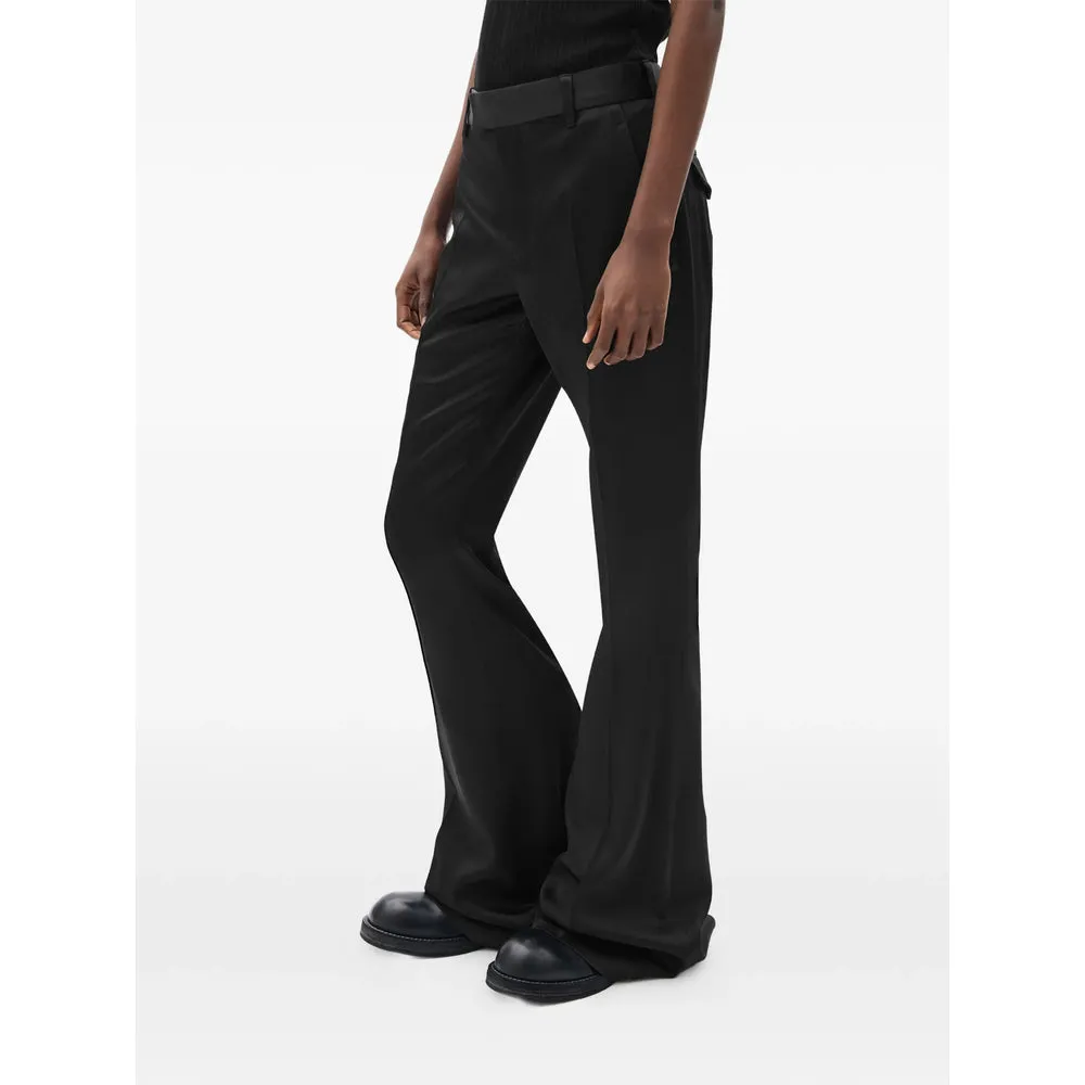 Flared Trousers Black Satin sold by Lord & Taylor product image thumbnail 3