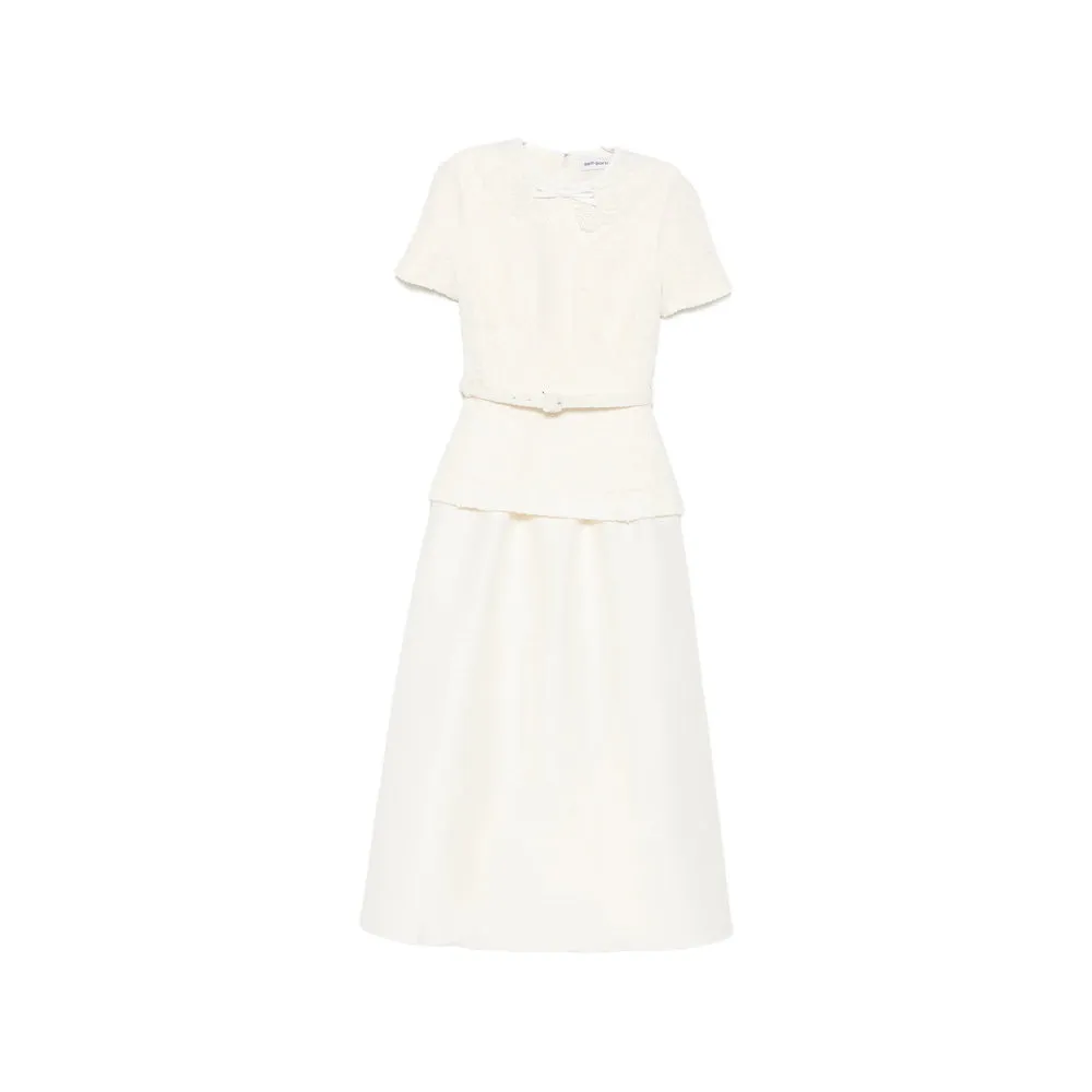 Dress Bouclé-Knit Cream sold by Lord & Taylor