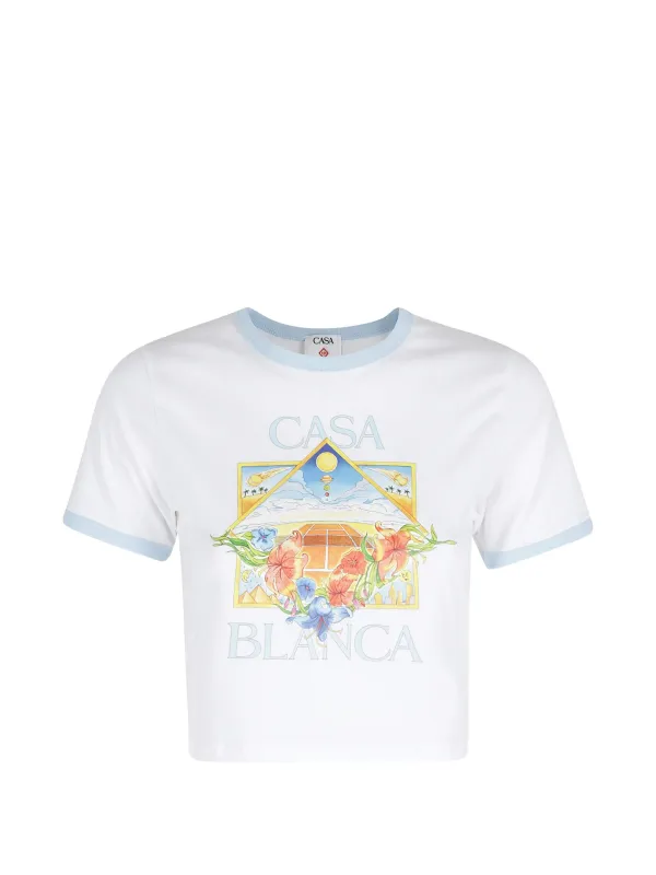 TENNIS LANDSCAPE T-SHIRT made by Casablanca