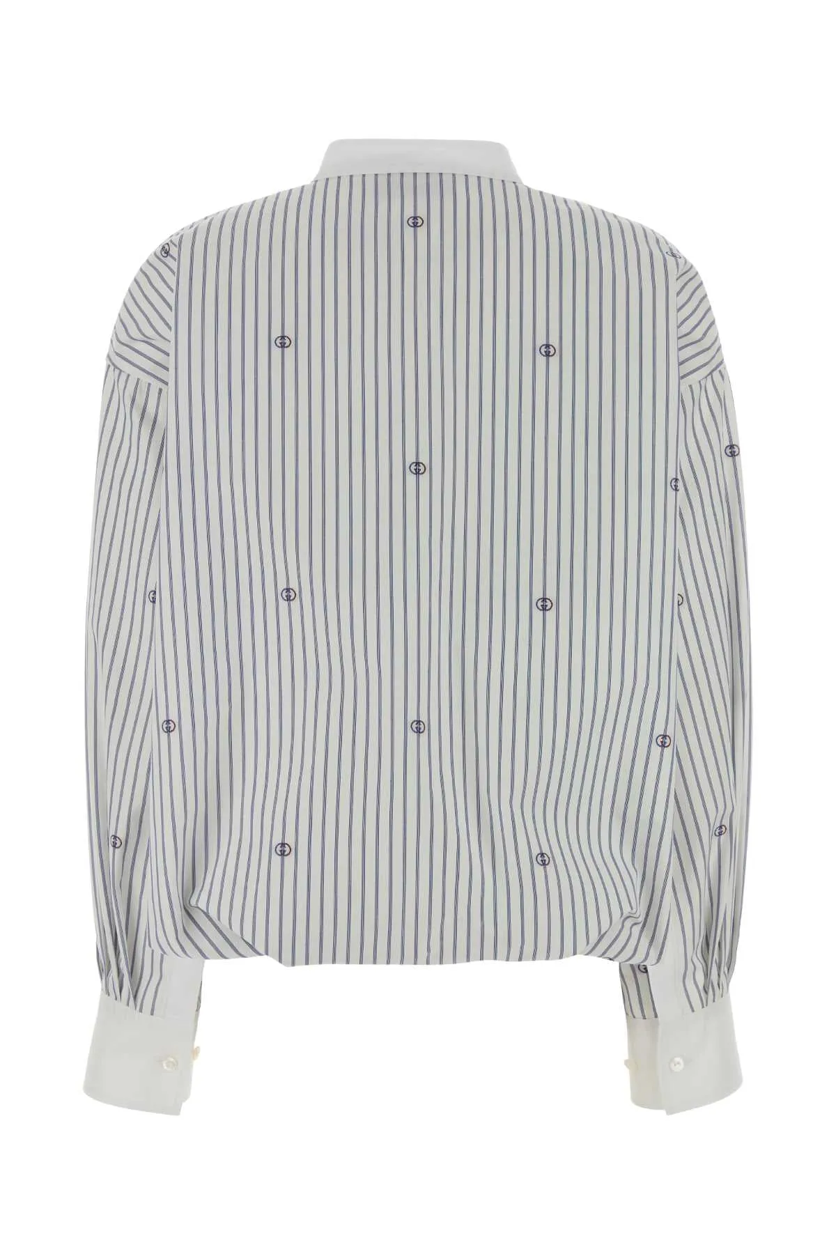COTTON STRIPED BLOUSE WITH EMBROIDERY sold by Lord & Taylor product image thumbnail 2
