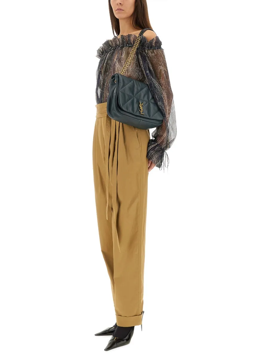 LUREX SILK CREPONNE TOP sold by Lord & Taylor product image thumbnail 2