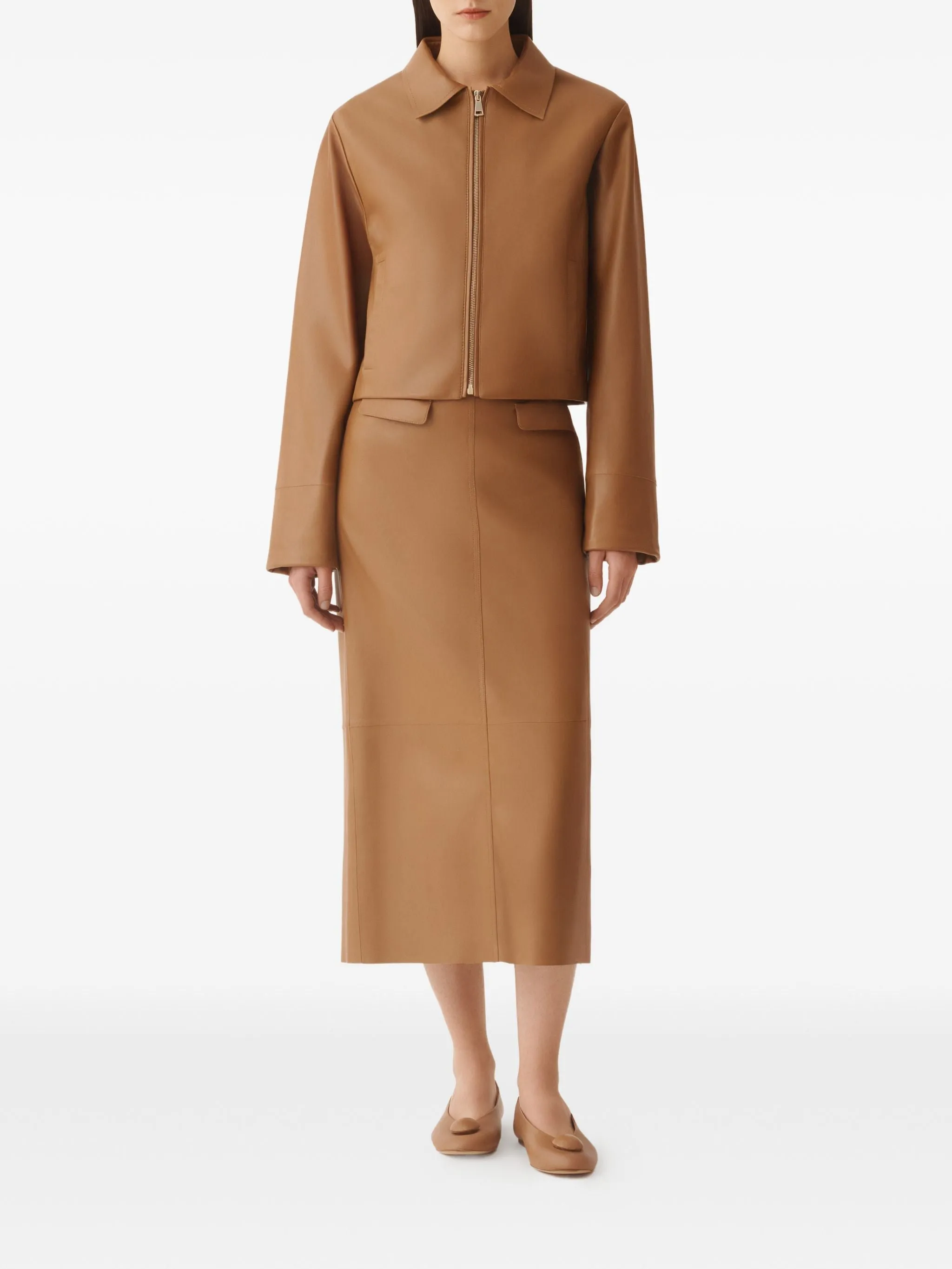 REAL LEATHER JACKET sold by Lord & Taylor product image thumbnail 2