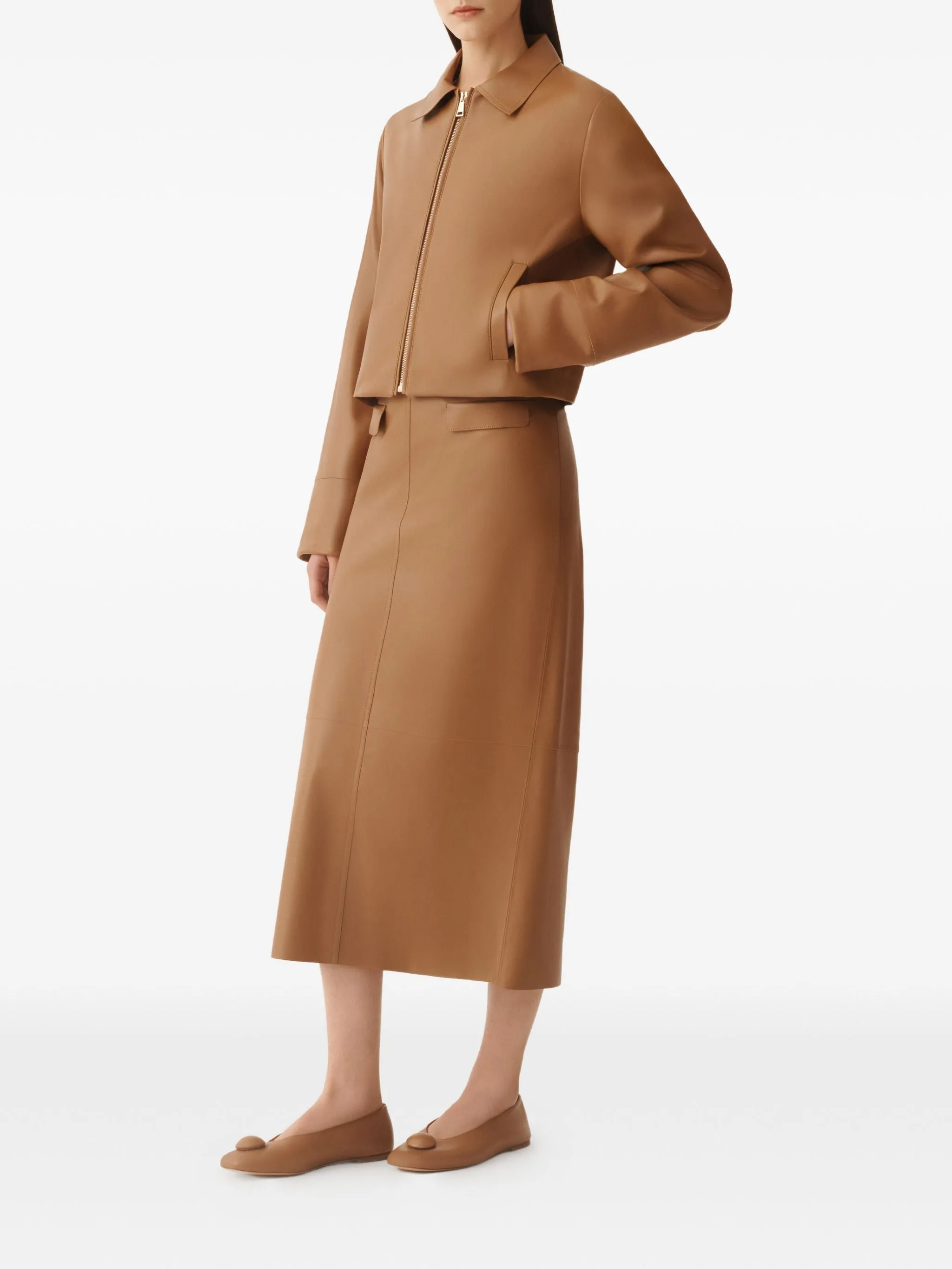 REAL LEATHER JACKET sold by Lord & Taylor product image thumbnail 3