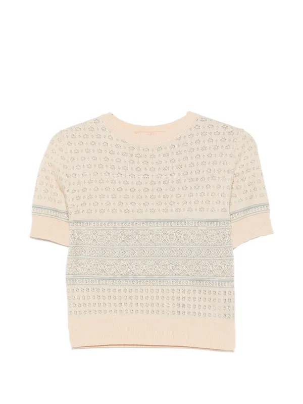 SILK COTTON VISCOSE POLYAMIDE SWEATER made by Ermanno Scervino
