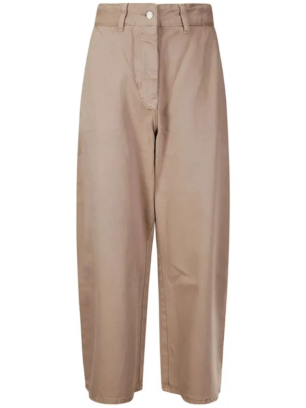 "CHALCO" WIDE CROP PANT made by Studio Nicholson