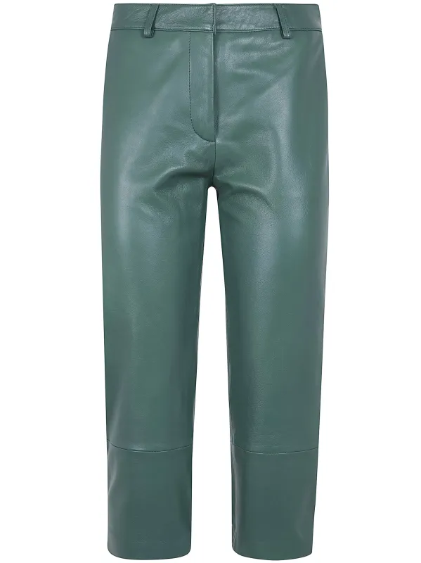 "LIOR" LEATHER CAPRI PANTS made by Frankie Shop