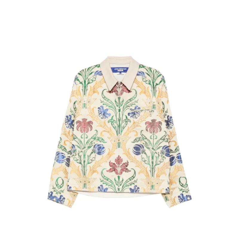 Shirt Jacket Neutral Cotton Blend made by Junya Watanabe