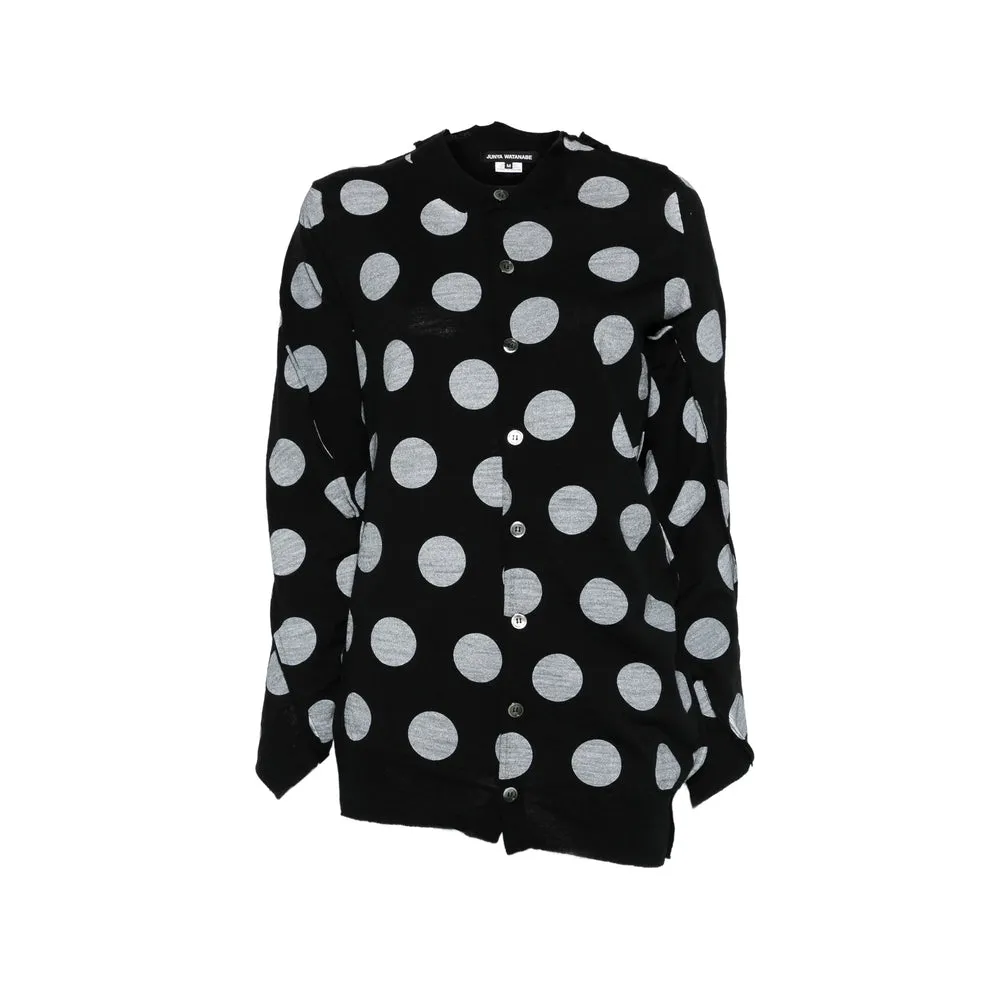 Wool Cardigan Black/Grey sold by Lord & Taylor