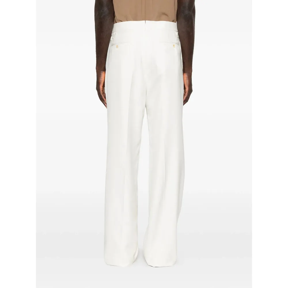Trousers Pleated Silk Neutrals sold by Lord & Taylor product image thumbnail 4