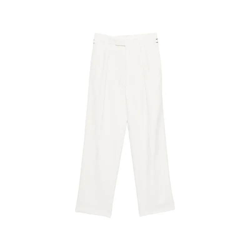 Trousers Pleated Silk Neutrals made by Tom Ford