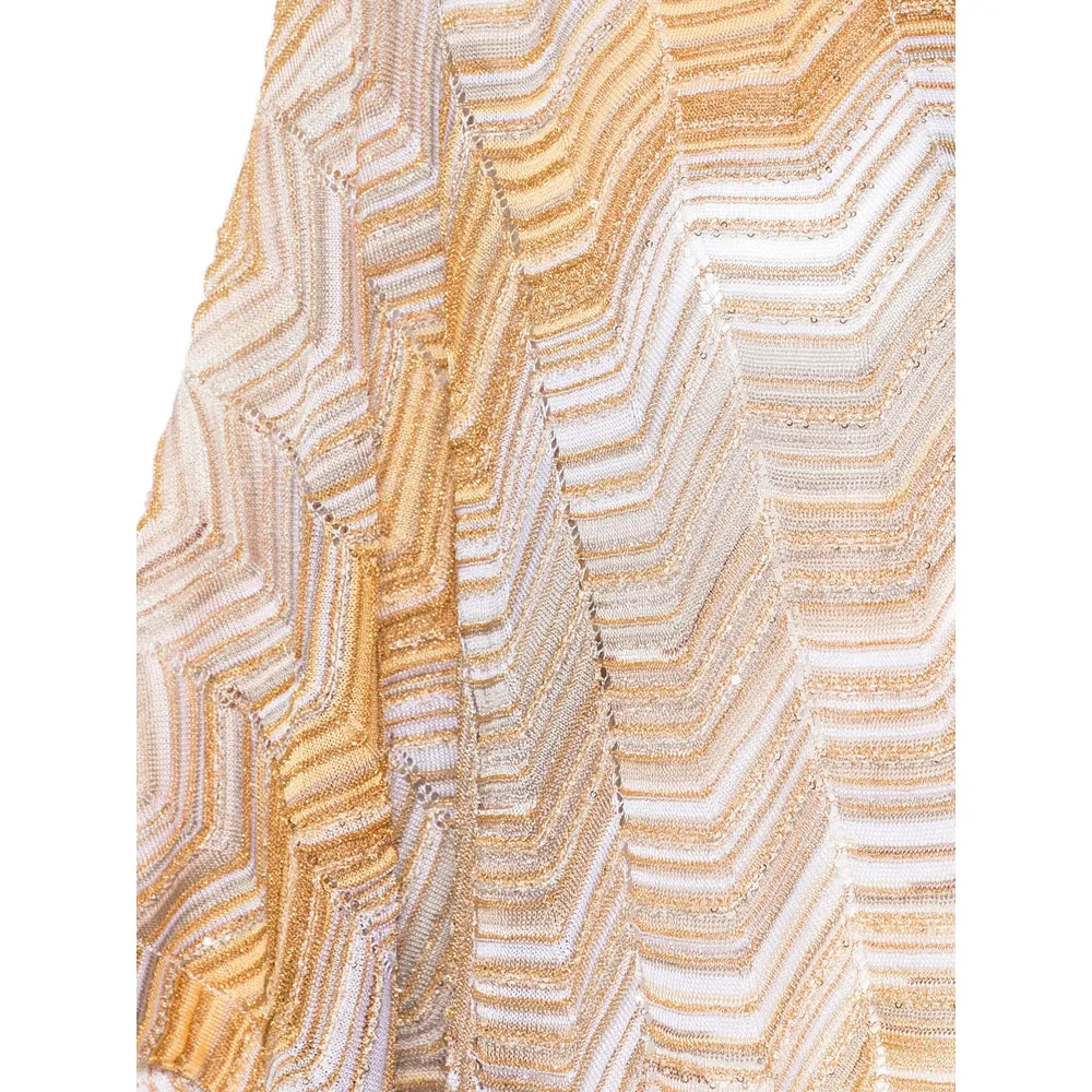 Chevron Cape Neutrals/Orange sold by Lord & Taylor product image thumbnail 3
